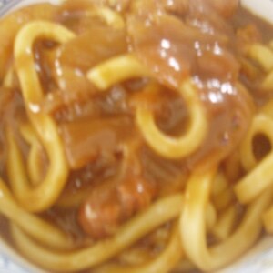 余ったカレーで！簡単カレーうどん